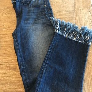 Fringed Jeans